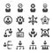 Manager icon set