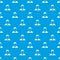 Manager pattern seamless blue