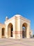 MANAMA, Bahrain - December 19, 2018: Portal Al-Fatih Grand Mosque