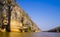 Manambolo river with spectacular stone formations reflected on the water, Tsingy de Bemaraha Strict Nature Reserve, Madagascar