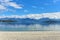 Manapouri lake beach