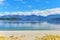 Manapouri lake beach