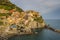 Manarola, Cinque Terre (Italian Riviera, Liguria) at twilight