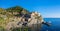 Manarola, Cinque Terre, Panoramic aerial view