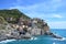 Manarola panorama in Cinque Terre. Unesco world heritage. Sea coast. Manarola. Liguria. Italy