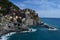 Manarola panorama in Cinque Terre. Unesco world heritage. Sea coast. Manarola. Liguria. Italy