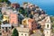 Manarola town in Cinque Terre, Liguria, Italy