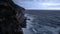 Manarola train station above Mediterranean sea, Cinque Terre, transport in Italy