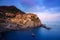 Manarola village at twilight.Italy