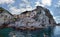 Manarola village at twilight. Manarola is a small town in the pr