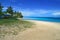 Manase beach in Savai `i the biggest island of Samoan Islands in Pacific Ocean