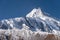 Manaslu mountain peak, eighth highest mountain peak in the world, Himalayas mountain range, Nepal