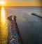 Manasquan inlet at sunset