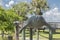 Manatee Sanctuary Park -- Statue of Manatees at Cape Canaveral Florida