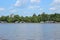 Manaus/Amazonas/Brazil - 09/13/2018: Black and Amazonas River. Two different type of waters. Touristic attraction in Brazil