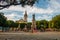 Manaus, Amazonas, Brazil: Church of St. Sebastian. Monument a Abertura dos Portos as Nacoes Amigas