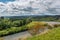 Manawatu river flowing through lush countryside