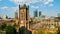 Manchester Cathedral - aerial view - travel photography