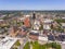 Manchester downtown aerial view, NH, USA