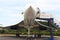 Manchester, midlands, United Kingdom, July 29th, 2006 British Airways Concorde supersonic passenger jet