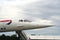 Manchester, midlands, United Kingdom, July 29th, 2006 British Airways Concorde supersonic passenger jet