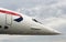 Manchester, midlands, United Kingdom, July 29th, 2006 British Airways Concorde supersonic passenger jet