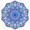 Mandala. Arabic, Indian geometric pattern in a circle. Vector