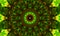 Mandala Art with many shades of green