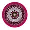 Mandala in cherry clolors. Vector illustration