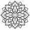 Mandala Coloring Book: Dark Tonalities With Flower And Nature Motifs