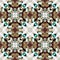 Mandala dark seamless vintage tribal seamless pattern