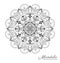 Mandala decorative ornament design