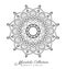 Mandala decorative ornament design