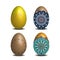 Mandala Easter egg collection.