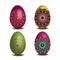 Mandala Easter egg collection.