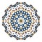 Mandala. Ethnicity round ornament. Ethnic Boho-Chic style.