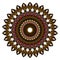 Mandala etnic ornament design concept. Element design for textile, fabric, frame and border, or fashion paper prin
