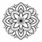 Mandala Flower Coloring: Subtle Tonal Values, Woodcut-inspired Graphics & More