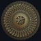 Mandala gold, Fine carv. Round Ornament Pattern. Vintage decorative elements.