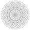 Mandala Intricate Patterns Black and White Good Mood.