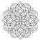 Mandala Man Coloring Pages For Boys - Translucent Overlapping Designs