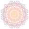 Mandala pattern colored background. Vector illustration. Meditation element for India yoga. Ornament for decorating a