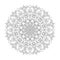 Mandala radiant symmetry coloring book page for kdp book interior