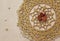 Mandala, sacred, spiritual, with sun crystals handmade wall decoration