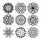 Mandala seamless pattern. Floral ethnic abstract