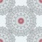 Mandala Tile Seamless Print. Symmetry Pattern