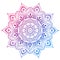 Mandala Vector Design Element. Round ornament decoration. Colorful flower pattern. Stylized floral motif. Complex