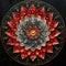 Mandala which brings money, mystical. AI generative