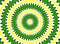 Mandala yellow green geometries abstract background and texture