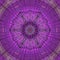 Mandala zen in violet, asana yoga for meditation